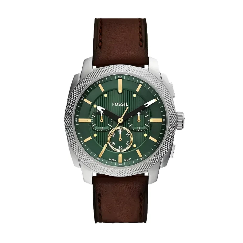 Fossil Machine Chronograph Green Dial Men's Watch- FS6100